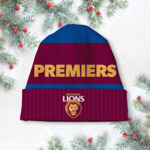Brisbane Lions Premiers 2025 Beanie Hat - TANTN16893