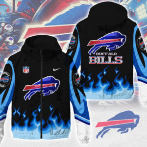 Buffalo Bills 3D Windbreaker Jacket - MAITM12946