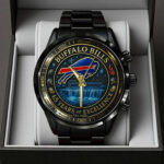 Buffalo Bills 65th Anniversary 2025 Black Stainless Steel Watch - TANTN16089