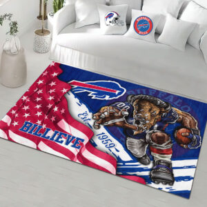 Buffalo Bills Rectangular Rug - HOATT13153