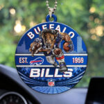 Buffalo Bills Custom shape 2-sided Acrylic Car Ornament - HOATT12899