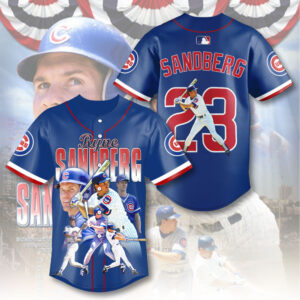 Chicago Cubs x Ryne Sandberg Baseball Jersey - TMTHU 098