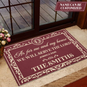 Personalized Christian Custom Doormat - TMTHU942
