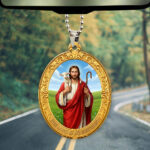 Christian Custom Shape 2-sided Acrylic Car Ornament – TMTHU1156