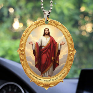 Christian Custom Shape 2-sided Acrylic Car Ornament – TMTHU1157