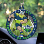 Canberra Raiders Custom Shape 2-sided Acrylic Car Ornament – HOATT13367