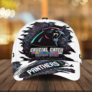 Carolina Panthers x Crucial Catch Intercept Cancer Classic Cap - MAITM12951