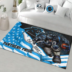 Carolina Panthers Rectangular Rug - HOATT13154