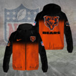 Chicago Bears 3D Windbreaker Jacket - TANTN15737