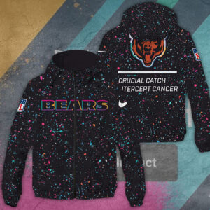 Chicago Bears 3D Windbreaker Jacket - TANTN15775