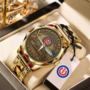 Chicago Cubs 150th Anniversary 2025 Alloy Luxury Quartz Watch - TANTN16491
