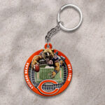Chicago Bears Custom Shape 2-sided Keychain - HOATT12686