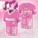 Chicago Bears x Breast Cancer Awareness 2025 3D Football Jersey - MAITM12872