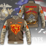 Chicago Bears x US Marine Corps 250th Anniversary Varsity Jacket – MAITM12776