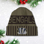 Cincinnati Bengals 2025 Salute to Service Beanie Hat - TANTN16553