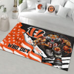 Cincinnati Bengals Rectangular Rug - HOATT13156