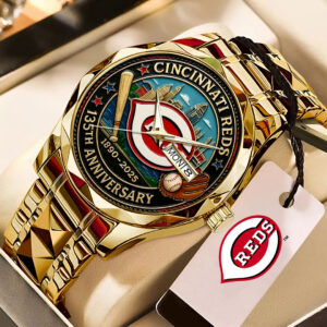 Cincinnati Reds Alloy Luxury Quartz Watch - HOATT13496