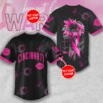 Personalized Cincinnati Reds x Breast Cancer Awareness Baseball Jersey - MAITM12919