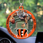Cincinnati Bengals Custom shape 2-sided Acrylic Car Ornament - HOATT12578