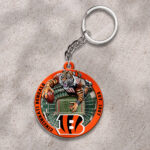Cincinnati Bengals Custom Shape 2-sided Keychain - HOATT12687