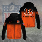 Cincinnati Bengals 3D Windbreaker Jacket - TANTN15736