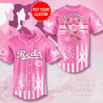 Personalized Cincinnati Reds x Breast Cancer Awareness 2025 Baseball Jersey – MAITM13020