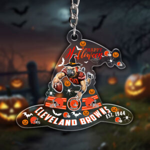 Cleveland Browns Custom Shape 1-side Printed Acrylic Keychain - HOATT12971