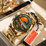 Cleveland Browns Alloy Luxury Quartz Watch - TANTN16834