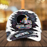 Cleveland Browns x Crucial Catch Intercept Cancer Classic Cap - MAITM12954