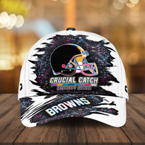 Cleveland Browns x Crucial Catch Intercept Cancer Classic Cap - MAITM12954