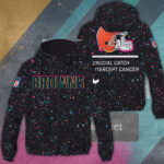 Cleveland Browns 3D Windbreaker Jacket - TANTN15776