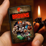 Cleveland Browns Zippo Lighter Case (No Insert) - HOATT13317