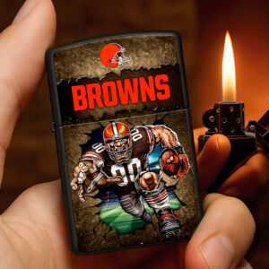Cleveland Browns Zippo Lighter Case (No Insert) - HOATT13317