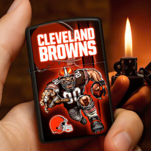 Cleveland Browns Zippo Lighter Case (No Insert) - HOATT13003