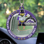 Colorado Rockies Custom shape 2-sided Acrylic Car Ornament - HOATT13040