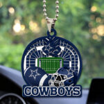 Dallas Cowboys Custom shape 2-sided Acrylic Car Ornament - TMTHU760