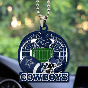 Dallas Cowboys Custom shape 2-sided Acrylic Car Ornament - TMTHU760