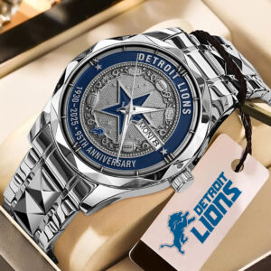 Detroit Lions 95th Anniversary 2025 Alloy Luxury Quartz Watch - TMTHU722
