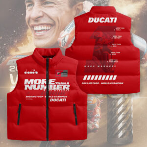 Ducati Lenovo Team 3D Sleeveless Down Jacket - TMTHU1206