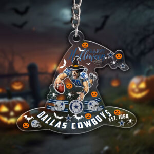 Dallas Cowboys Custom Shape 1-side Printed Acrylic Keychain - HOATT12972