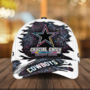 Dallas Cowboys x Crucial Catch Intercept Cancer Classic Cap - MAITM12955