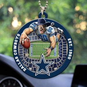 Dallas Cowboys Custom shape 2-sided Acrylic Car Ornament - HOATT12596