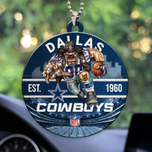 Dallas Cowboys Custom shape 2-sided Acrylic Car Ornament - HOATT12904