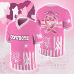 Dallas Cowboys x Breast Cancer Awareness 2025 3D Football Jersey - MAITM12875