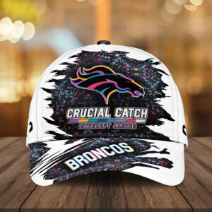 Denver Broncos x Crucial Catch Intercept Cancer Classic Cap - MAITM12956