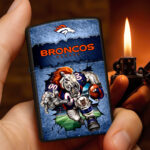 Denver Broncos Zippo Lighter Case (No Insert) - HOATT13319