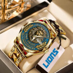 Detroit Lions 95th Anniversary Alloy Luxury Quartz Watch - MAITM12945