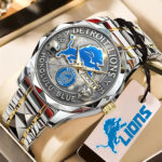Detroit Lions Alloy Luxury Quartz Watch - HOATT13105