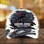 Detroit Lions x Crucial Catch Intercept Cancer Classic Cap - MAITM12957