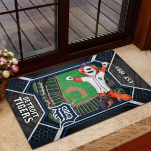 Detroit Tigers Custom Doormat - HOATT13080
